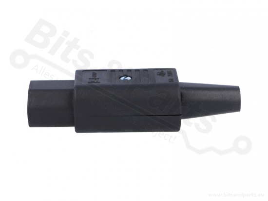 Plug C13 female 230V AC / 10A for mounting on wire